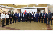 Բակո Սահակյանը հանդիպել է Սամբոյի Եվրոպայի պատանիների և երիտասարդների առաջնության արցախցի չեմպիոնների և մրցանակակիրների հետ