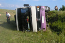 33 Georgian passengers wounded in a bus crash in Turkey