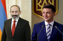 Nikol Pashinyan congratulates Volodymyr Zelensky on assuming the office of President of Ukraine