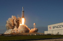 SpaceX launches Falcon Heavy rocket with 24 satellites