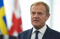 Karabakh conflict has only political solution: Tusk