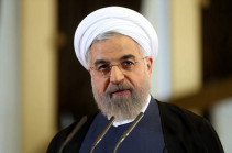 Iran’s president Rouhani arrives in Armenia