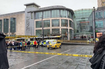 Man arrested after five stabbed at UK shopping mall