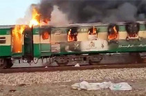 At least 73 dead in Pakistan train fire, police say