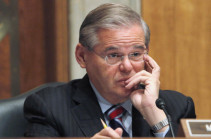 Senator Robert Menendez gets very excited after U.S. Senate adopts Armenian Genocide resolution (video)