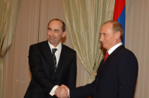 Russia’s president congratulates Robert Kocharyan on upcoming holidays