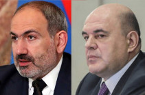 Armenia’s PM congratulates Mikhail Mishustin on appointment