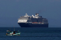 'Pariah' cruise ship rejected by five ports docks at last