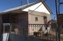 One of the families in Lori province has moved to a new house