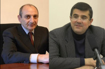 Artsakh President Bako Sahakyan congratulates newly-elect president Arayik Harutyunyan