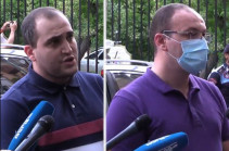 Arsen Babayan, Narek Samsonyan leave the Arabkir police department