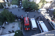 Gas leak caused blast in Yerevan building, two people taken to hospital