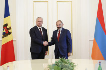 Nikol Pashinyan extends congratulations to President of Moldova Igor Dodon