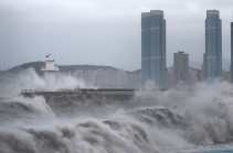 Typhoon Haishen batters South Korea after slamming Japan