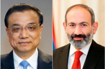 “Bilateral cooperation is developing harmoniously” - PRC State Council Premier Li Keqiang congratulates Nikol Pashinyan