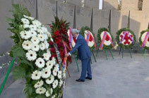 Armenia’s third president Serzh Sargsyan visits Yerablur