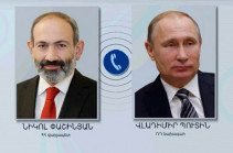 Russia’s Putin, Armenia's PM hold phone conversation – Kremlin