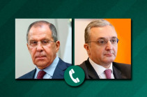 Mnatsakanyan, Lavrov hold phone conversation