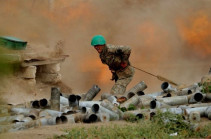 Artsakh Defense Army destroys large grouping of armored vehicles preparing an attack