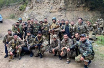 Artsakh President returns from frontline, says witnessed enthusiasm, courage and heroism everywhere (photos)