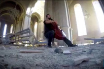 Komitas' "Krunk" in Shushi's destroyed St Ghazanchetsots Church (video)