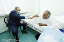 Armenia's PM visits My Step lawmaker Sasun Mikayelyan wounded on frontline