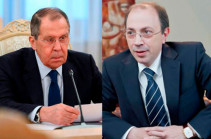 Armenian newly appointed FM discusses situation in Karabakh with Russian counterpart during phone conversation