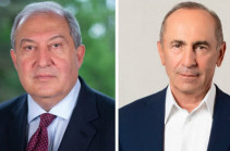 Armenia’s President Armen Sarkissian meets with Robert Kocharyan