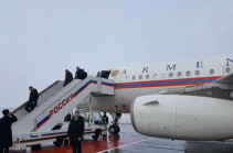 Pashinyan's plane lands in Moscow