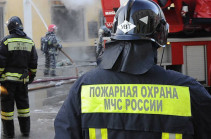 Fuel reservoirs explode in Moscow outskirts