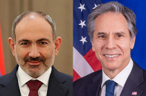 Armenia's PM holds phone conversation with U.S. Secretary of State Antony J. Blinken