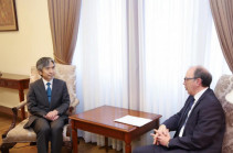 Armenia’s FM meets Japan’s ambassador on completion of his diplomatic mission