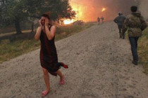 Massive fires in Russia