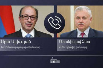 Արա Այվազյանը Ստանիսլավ Զասի հետ հեռախոսազրույցում անթույլատրելի է համարել ՀԱՊԿ անդամ ինքնիշխան տարածքի նկատմամբ Ադրբեջանի կողմից ոտնձգության փորձը