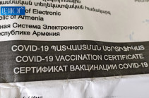 Հանրային վայրեր այցելելուց պետք է ներկայացնել թեստի բացասական արդյունք կամ պատվաստման սերտիֆիկատ. երկուշաբթի կհրապարակվի նախարարի հրամանը