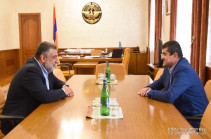 Արայիկ Հարությունյանը Ռուբեն Վարդանյանի հետ քննարկել է համագործակցության հեռանկարները