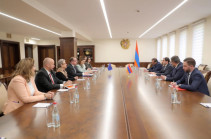 Սուրեն Պապիկյանը ԵՄ պատվիրակության անդամների հետ քննարկել է դիտորդական առաքելության գործունեությանն առնչվող հարցեր