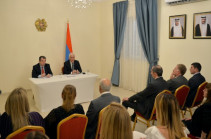 Վահագն Խաչատուրյանը Կատարի հայ համայնքի հետ հանդիպմանն անդրադարձել է Հայաստանում բիզնես գործունեություն իրականացնելու հնարավորությանը