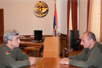 Serzh Sargsyan meets with Bako Sahakyan 