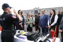 Министр внутренних дел Армении и заместитель госсекретаря США побывали в административном комплексе управления патрульной службы (Видео)