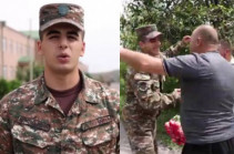 «Վստահեցնում եմ՝ բանակը շատ լավ տեղ է». զորացրվող զինվորի վերադարձը հայրական տուն (տեսանյութ)
