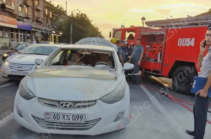 Երևանում «Hyundai Elantra»-ում պայթյnւն է տեղի ունեցել. մեկ հոգի տեղափոխվել է հիվանդանոց
