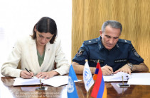 ՆԳՆ Փրկարար ծառայության և ՄԱԿ ՓԳՀ-ի միջև փոխըմբռնման հուշագիր է ստորագրվել