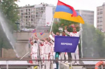 Հայաստանի պատվիրակությունը մասնակցեց Օլիմպիական խաղերի բացման արարողությանը․ դրոշակակիրները Դավիթ Չալոյանն ու Վարսենիկ Մանուչարյանն էին