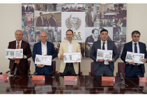 The stamp dedicated to the 75th anniversary of Hrant Vardanyan, the founder of "Grand Holding", was issued