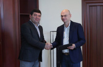 Businessman and benefactor Mikayel Vardanyan was awarded the title of Honorary citizen of Masis community