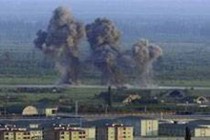 Three detained over Georgian military base blast