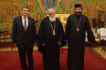 His Holiness Ilia II receives outgoing Armenian Ambassador