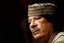 Libyan state TV shows video of Gaddafi rallying supporters