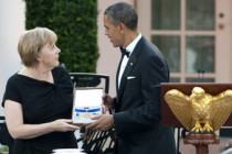 Obama awards Merkel Medal of Freedom